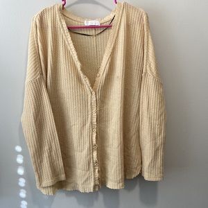 Baby yellow fall cardigan/blouse